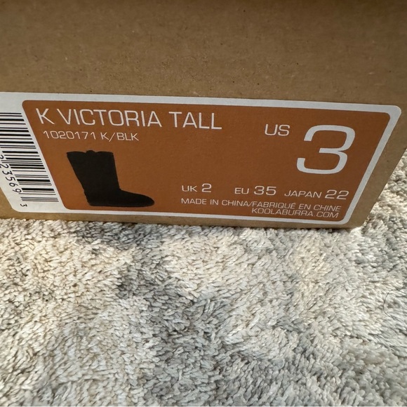 Koolaburra Victoria Girls Black Suede Boots Bow 3 - Picture 6 of 6